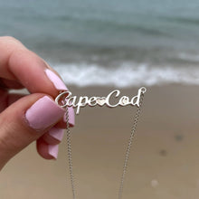 Load image into Gallery viewer, Dainty Cape Cod Script Necklace - Capeology