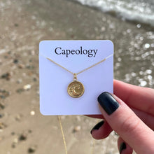 Load image into Gallery viewer, Wave Coin Necklace - Capeology