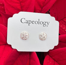 Load image into Gallery viewer, Sand Dollar Earrings