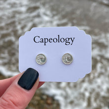 Load image into Gallery viewer, Wave Coin Earrings - Capeology