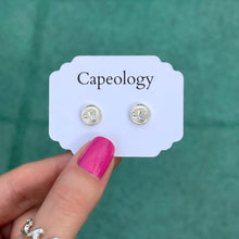 Load image into Gallery viewer, Wave Coin Earrings - Capeology