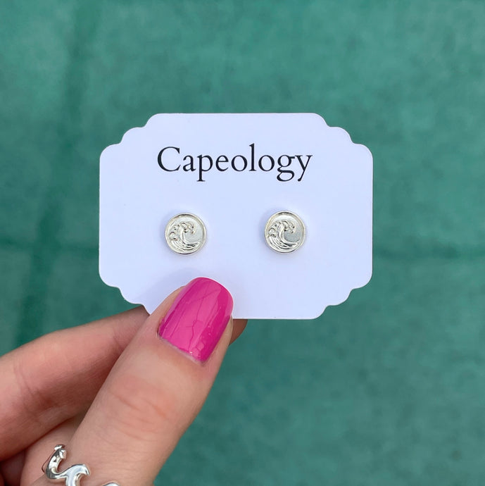 Wave Coin Earrings - Capeology