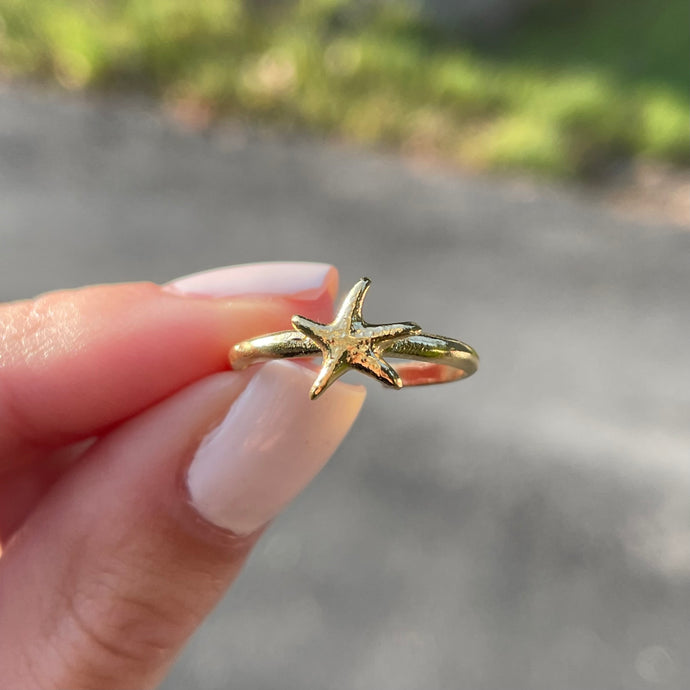 Limited Edition: Starfish Adjustable Ring - Capeology