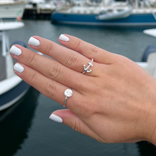 Sand Dollar Adjustable Ring