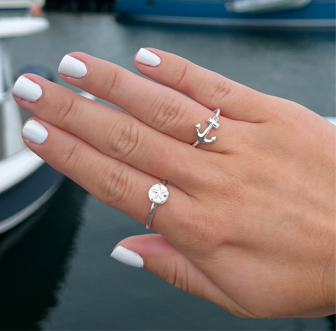 Sand Dollar Adjustable Ring