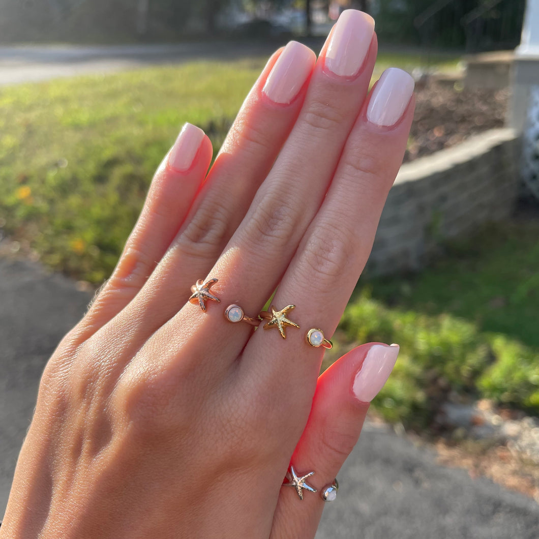 Limited Edition: Starfish Adjustable Ring - Capeology