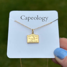 Load image into Gallery viewer, LAUNCHING 6/8 @ 8AM: Entering Cape Cod Sign Necklace