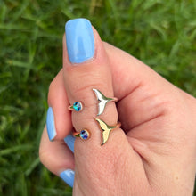 Load image into Gallery viewer, Whale Tail Adjustable Ring
