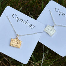 Load image into Gallery viewer, LAUNCHING 6/8 @ 8AM: Two-Toned Entering Cape Cod Sign Necklace