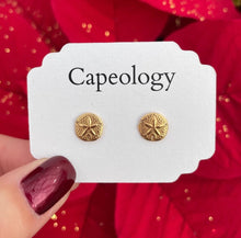 Load image into Gallery viewer, Sand Dollar Earrings