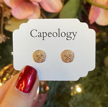Load image into Gallery viewer, Sand Dollar Earrings