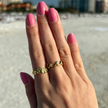 Load image into Gallery viewer, Hydrangea Adjustable Ring