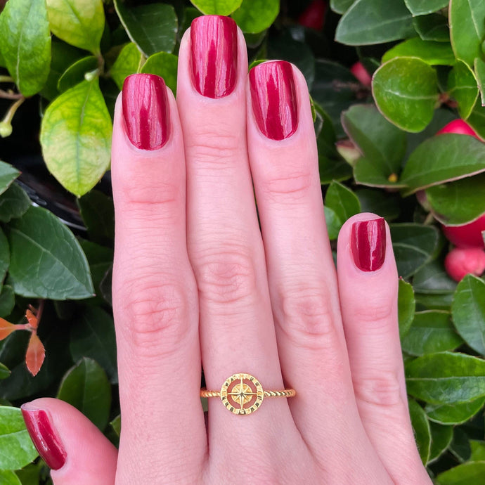 Adjustable Compass Ring