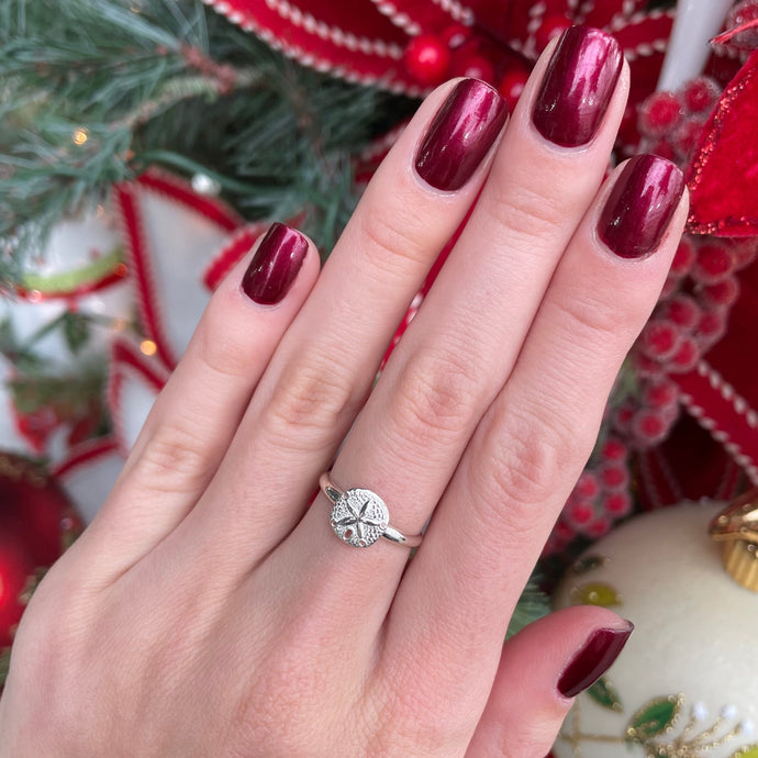 Sand Dollar Adjustable Ring