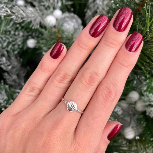 Seashell Adjustable Ring