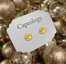 Load image into Gallery viewer, Wave Coin Earrings